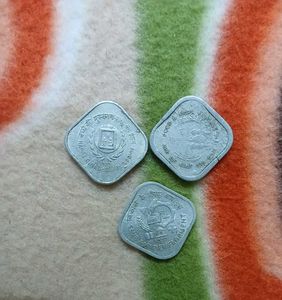 Five Ten &amp; Twenty Paise Commemorative Coins