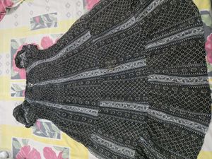 Black Boho Smocked Puff Sleeve Maxi Dress - Beach