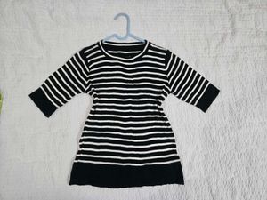 Classic Striped Knit Top fits S/M