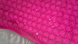 Embroidered Fabric with sequins