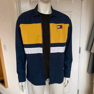 Tommy Jeans Color Block Suede Jacket