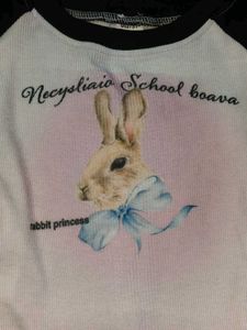Cute Rabbit "Rabbit Princess" Long Sleeve Top