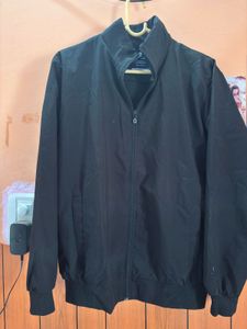 Stylish Black Bomber Jacket