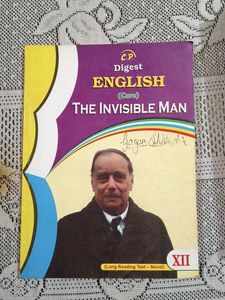 The Invisible Man Novel Class 12th HelpBook
