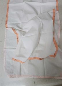 Peach Embroidered Kurta Set with Pants