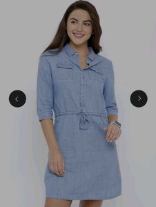 Denim Shirt Dress
