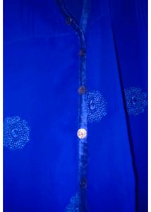 Vibrant Blue Ethnic Embroidery Kurti