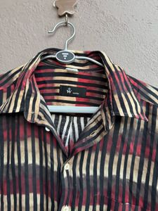 Men's Striped Short Sleeve Shirt