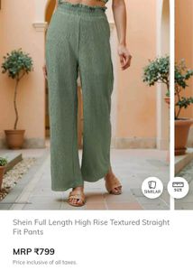 SHEIN BRAND SALE🎊 Green Palazzo Fancy look