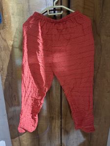 Red Striped Palazzo Pants