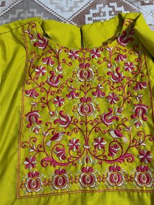 Vibrant Embroidered Kurta