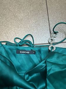 Emerald Green Satin Cami Top