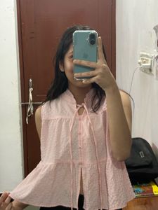 Pink Sleeveless top