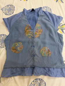 Cheongsam style top