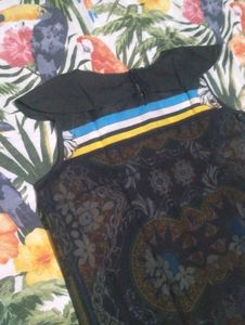Vibrant Patterned Sleeveless Top