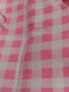 Pink Gingham Fashion Pants
