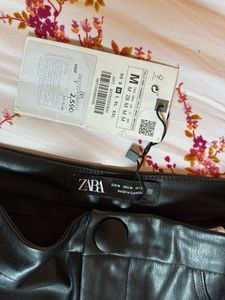 Zara Faux Leather Skinny Pants