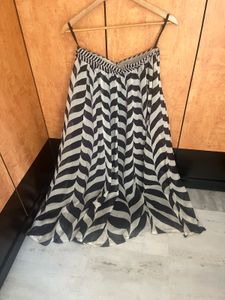 New shae by sassafaras Chevron Print Maxi Ski
