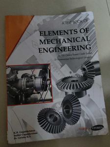 Elements Of Mechanical Engineering Tb VTU