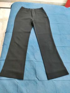 Classic Black Flared Trousers
