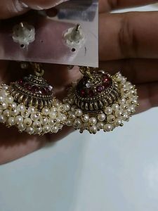 Combo Of Traditional Jhumkas And Tassles