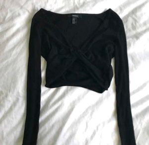 Black Twist Forever 21 Top