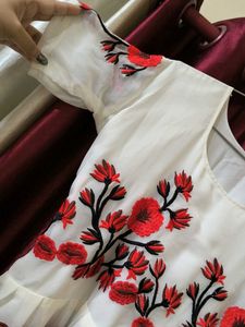 Floral Embroidered Dress
