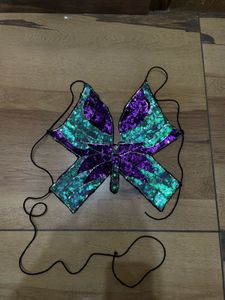 trendy butterfly backless top