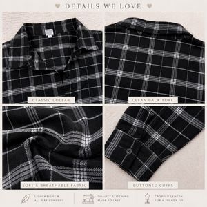 Checkered cropped shirt. 🖤♟️