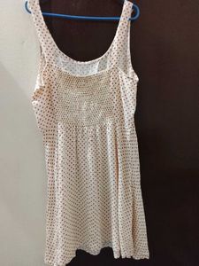 Polka Dot Sleeveless Dress