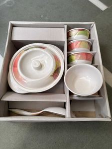 🆕Serving Bowl Set with Lids and Spoons
