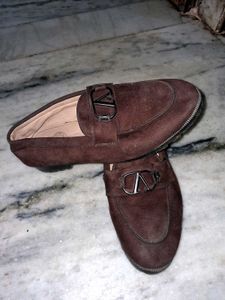 Stylish Brown Suede Loafers