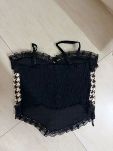 Cute Houndstooth Camisole Top