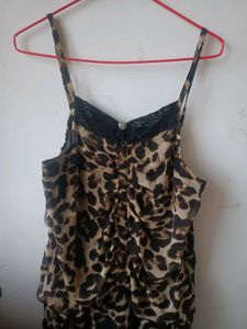 Leopard Print Mini Dress