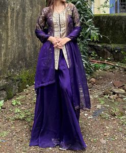 purple dress set