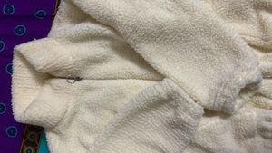 Cozy Cream Teddy Fleece Jacket