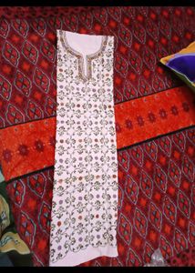 Full Embroidery Suit Material Without Dupatta
