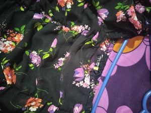 Sheer Floral Ruched Crop Top