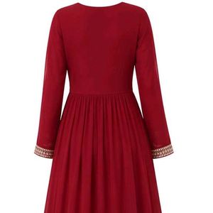 Stunning Red Embroidered Naira Cut Suit