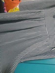 Houndstooth Print Overcoat