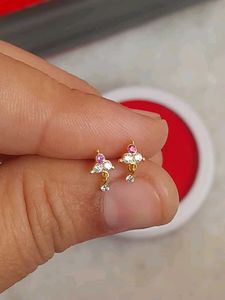 Charming Stud Earrings with Cubic Zirconia