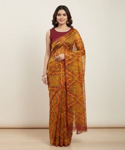 Kota Doria Saree With Blouse