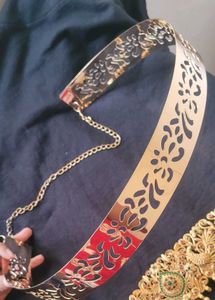 Combo of TWO Elegant Gold-Plated Kamarbandh Set