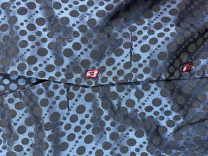 Aqua Blue Polka Dot Shirt