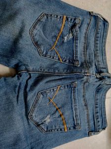 Denim Distressed Shorts
