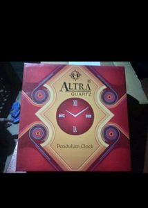 Wall Clock With Pendulum