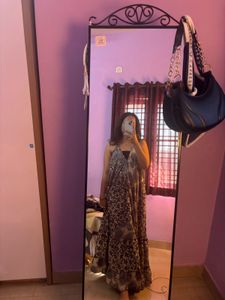 Boho Floral Maxi Dress M size