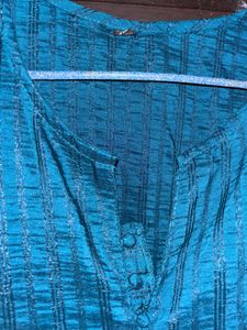 Teal Blue Kurta