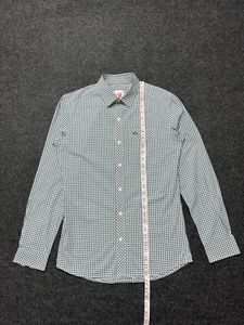 Men's Gingham Checkered Casual Shirt