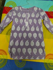 Elegant Paisley Print Kurta
